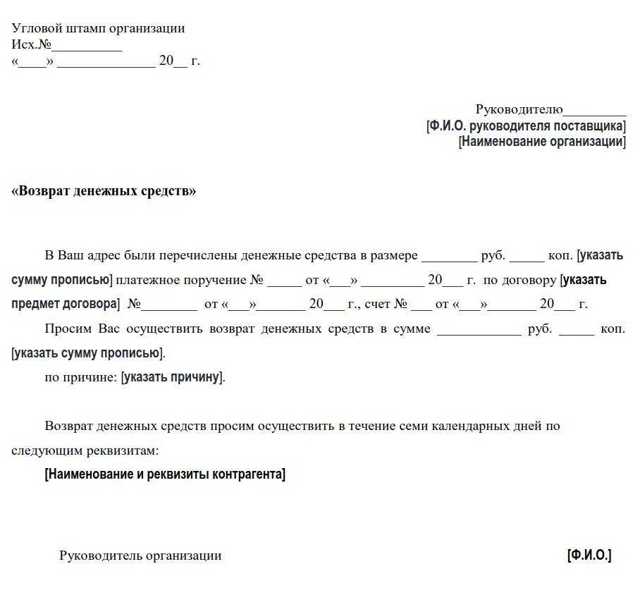 Заявление на возврат товара (образец): порядок, способы и сроки подачи заявления