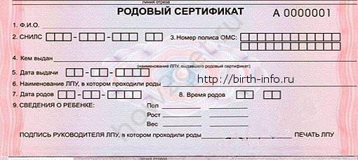 Система родовых сертификатов в организации медицинской помощи беременным женщинам