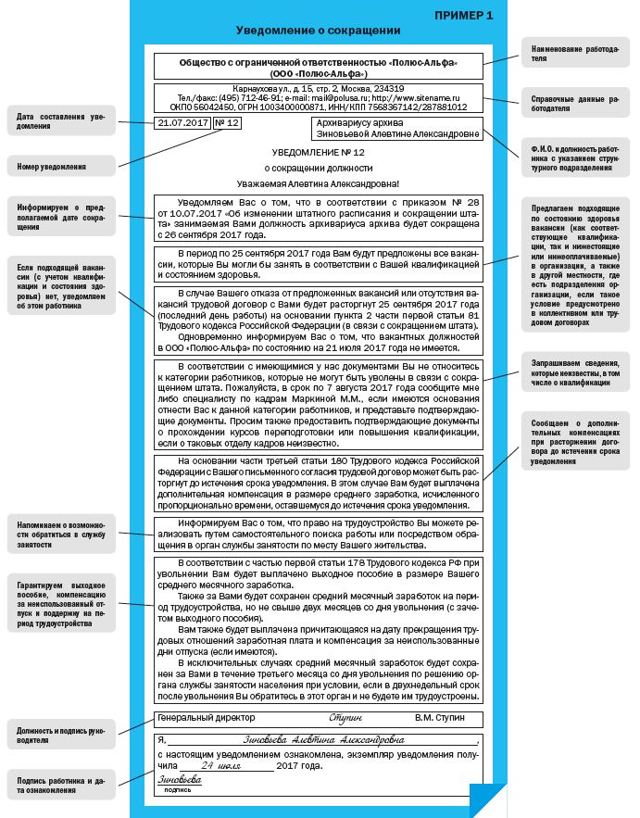 Что делать если сократили на работе как проверить законность процедуры